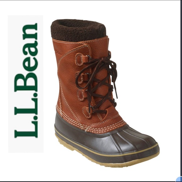 L.L. Bean Shoes - LL Bean Boots Tumbled leather size 8